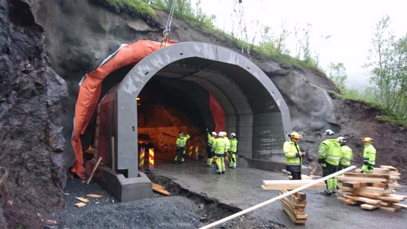 Tunnelportal Sulis Fauske - fsement.no